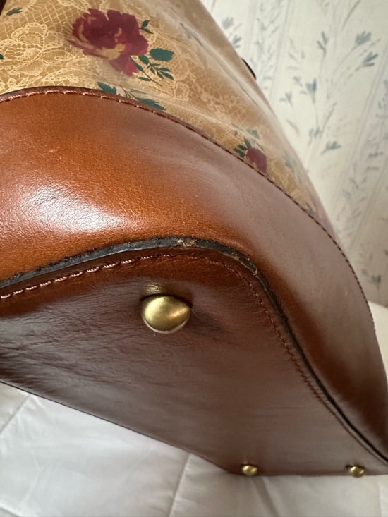 Patricia Nash Leather Floral Tote - Picture 12 of 15